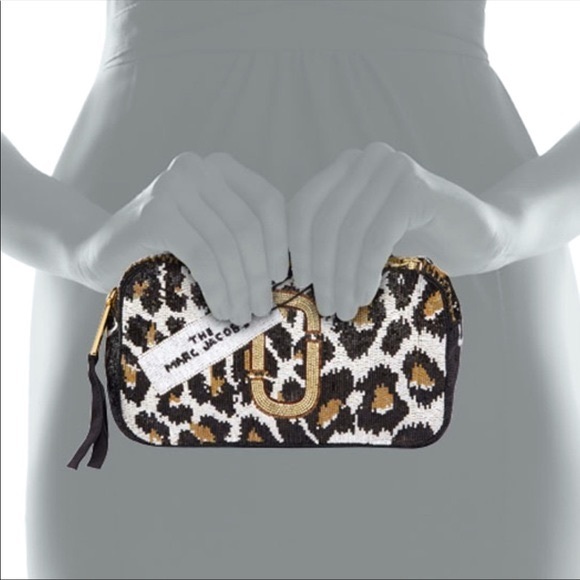 Marc Jacobs The Snapshot Trompe L’Oeil Pouch - Picture 1 of 12